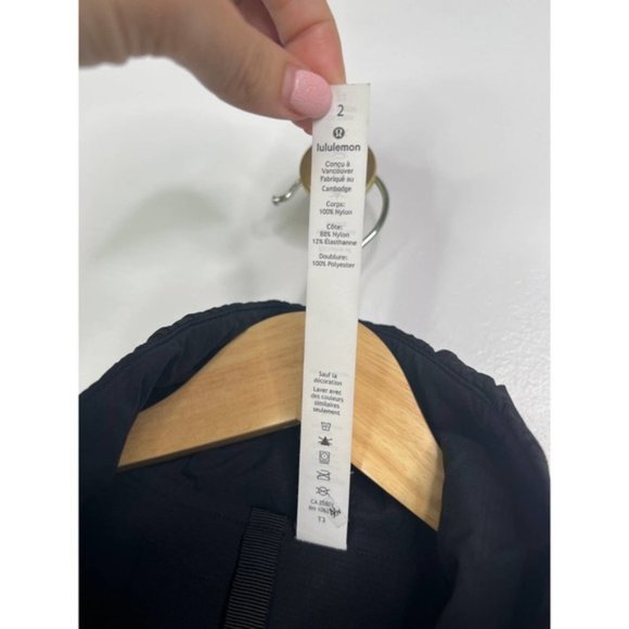 Lululemon Sights Seen Lightweight Drawcord Jacket Women's Black Size: 2 NWOT - Picture 6 of 8